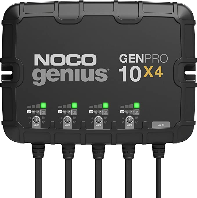 Noco Genius 10x4-charge 4 batteries at once